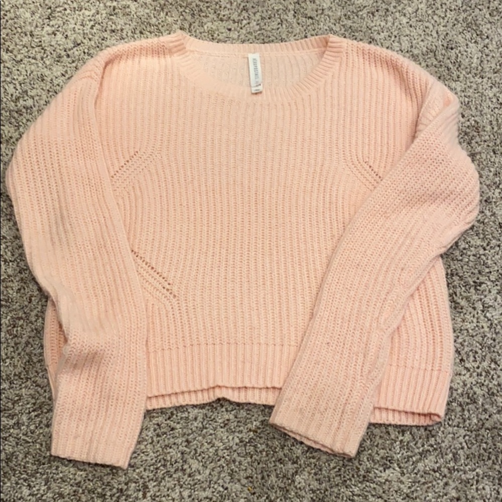 Pink sweater